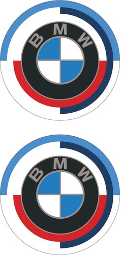 Bmw aufkleber 2x6cm - aufkleber,