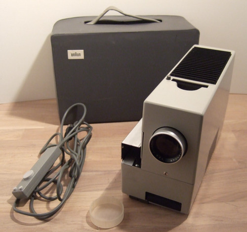 Braun d40 diaprojektor - braun,