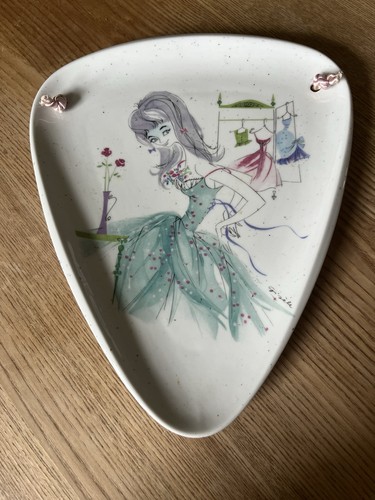 Vintage wandteller alka kunst - vintage,