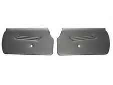 2 Türpappen schwarz door