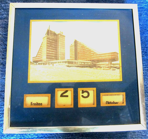 Ddr drehkalender interhotel - drehkalender,