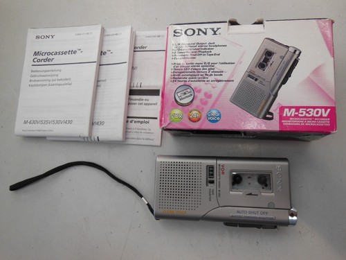 Sony 530v microcassette - sony, m-530v