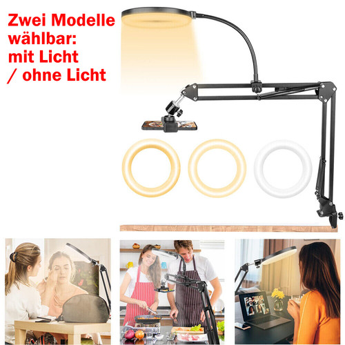 Handy stativ mit ringlicht - handy,