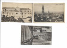 3 alte AK Uppsala Dänemark , Kleinformat, ungelaufen ca.1930