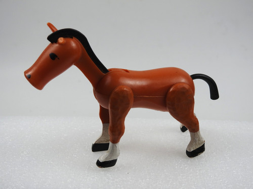 Vintage plastik minatur pferd - plastik,