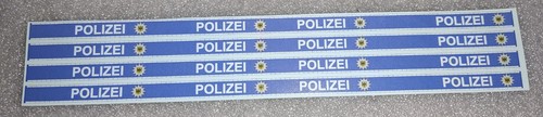 Polizei aufkleber decals - polizei,