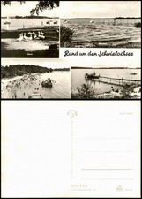 Goyatz-Schwielochsee Rund um den Schwielochsee DDR Mehrbildkarte 1969