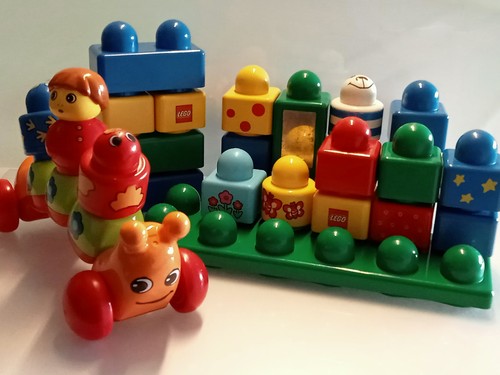 Lego duplo primo set - duplo, raupe