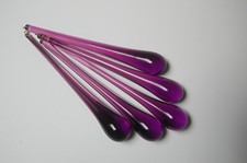 1 Muranoglas Tropfen 160mm, amethyst lila violett Kronleuchter Lüster Chandelier
