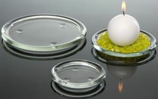 Glas teller candle - glas, ø11