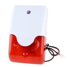 12v 120db Alarm Sirene Aussensirene Blitz LED Leuchte Signalgeber Alarmanlage A5