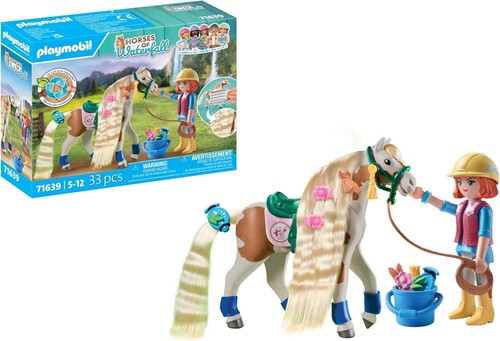 Playmobil horses waterfall - horses,