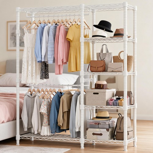 Kleiderschrank offen mit - kleiderschrank,