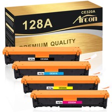 4 Toner für HP Laserjet Pro CM1415FNW CP1525NW CM1410 CP1520 CE320A-323A 128A