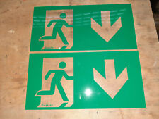 Gessler Fluchtwegleuchte Fluchtwegschild Notlicht Notbeleuchtung Notleuchte 9 St