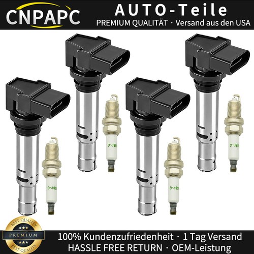 Zündspule zündkerze - zündspule+4x,