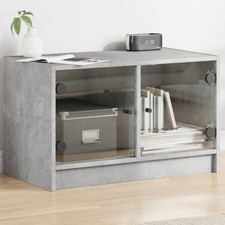 TV Schrank mit Glastüren Lowboard Fernsehschrank HiFi Fernsehtisch vidaXL