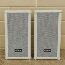 2 x Dahua DH-HSS110W-10W Säulenlautsprecher 10W PA-System + Halterungen - Neu