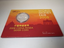 1 Silberunze China Panda von