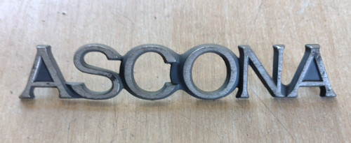Emblem ascona chrom - emblem, "ascona"