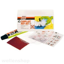 Schlauchboot Reparaturset Rema mit Flicken Kleber Schleifpapier im Set