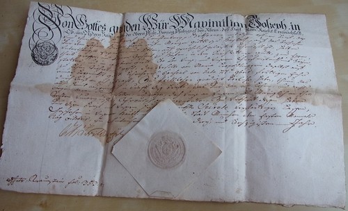 Lehnbrief münchen 1763 - lehnbrief,