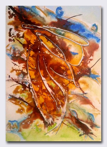 Abstrakte malerei modern art - ,