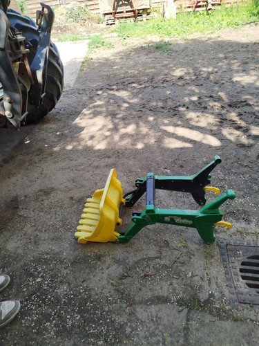 Trettraktor frontlader john - trettraktor,