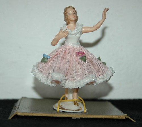 1950s porzellanfigur tänzerin - porzellanfigur,