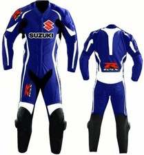 Suzuki GSXR Herren Motorrad Lederkombi Jacke Hose Racer Rüstungsschutz