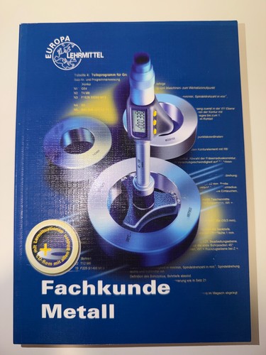 Fachkunde metall europa - metall,