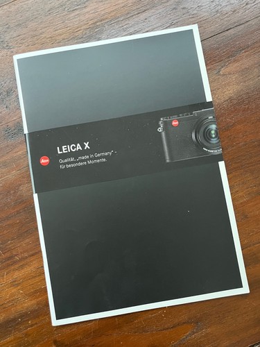 Broschüre prospekt leica - broschüre,
