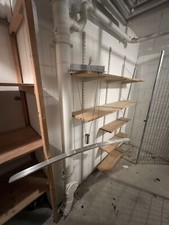 Hängelampe Pendelleuchte Esszimmerleuchte LED Stabdesign Metall nickel matt