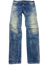 G-Star Jeans Hose W31 L34 Blau Elwood Low Tapered Schrittlänge 87 cm