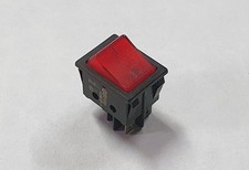 Leucht Wippenschalter Netzschalter für Phase und Nulleiter Snap-in