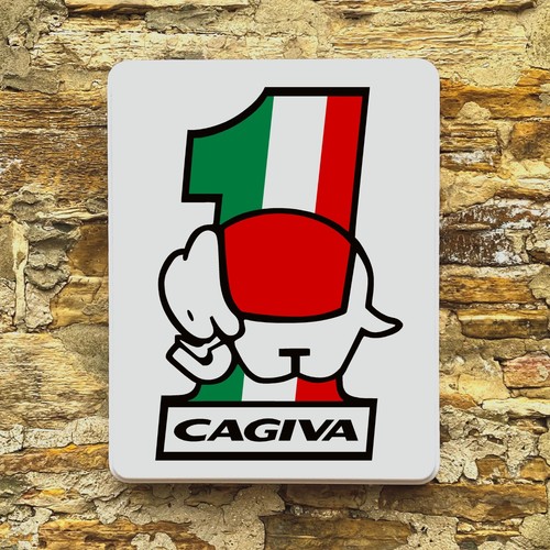 Cagiva badge led beleuchtet - cagiva,