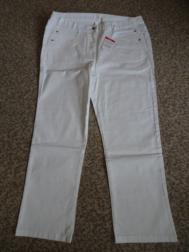Stretch jeans witt weiden - v.,