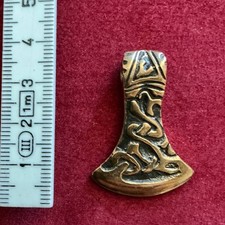 Bronzeanhänger Axt Viking Wikingerschmuck Mittelalter Schmuck 