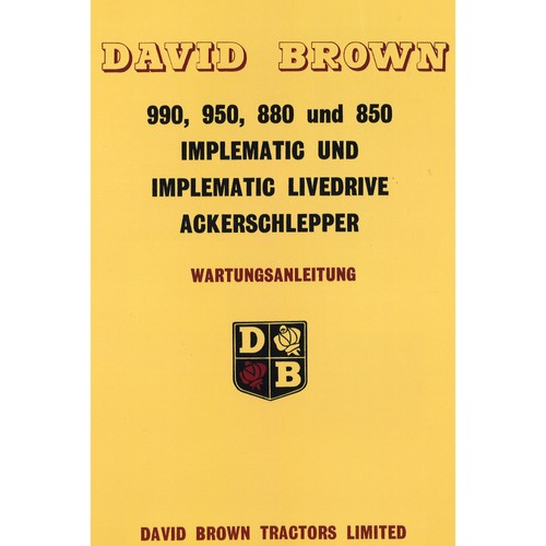 David brown 990 - brown, 880