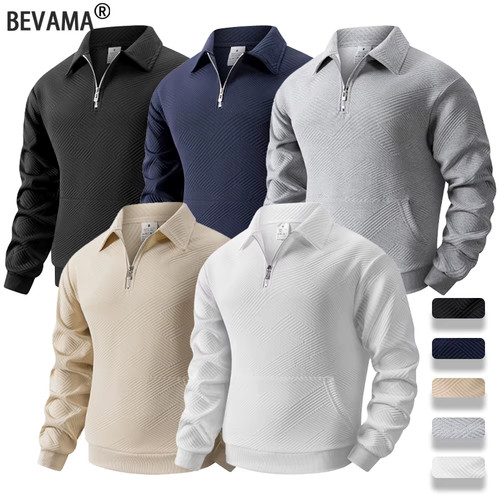 Herren sweatshirt viertel zip - herren,