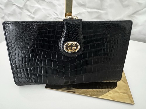 Gucci vintage krokodil leder - krokodil,