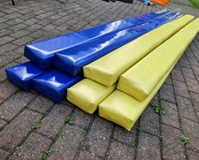 8x Dualgassen Stangen für Pferdetraining Balken BLAU & GELB Bodenarbeit Balance 