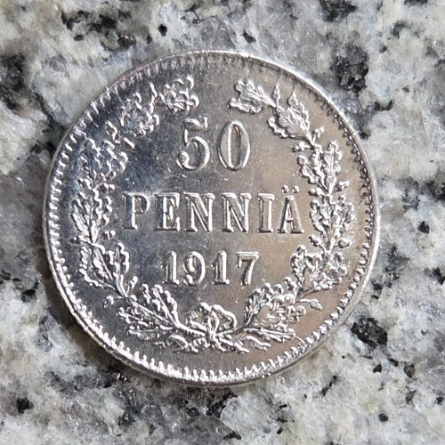 Finnland penniä 1917 - finnland, 50