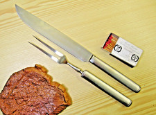 mittelgr. Tranchierbesteck Herzberger Gabel, H. POTT 2733, 18/8 Edelst. *1745Da