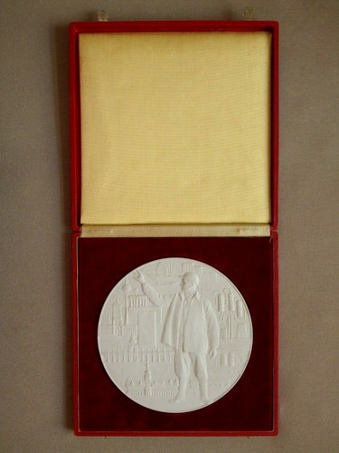 Alte ddr porzellan - alte, medaille