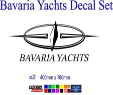 Bavaria Yachten Aufkleber für