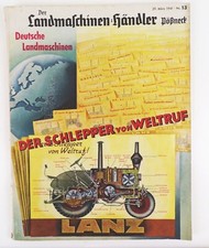 Der Landmaschinen Händler Pößneck Lanz Der Schlepper von Weltruf 1941