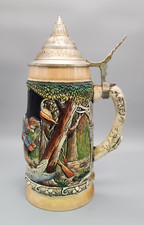 1.8 Beer Stein Pewter /