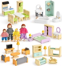 Holzmöbel set für - holzmöbel, puppenhaus