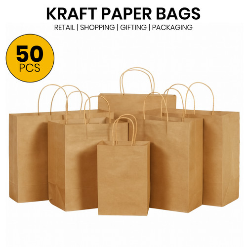 Papiertüten braun mit - 50,